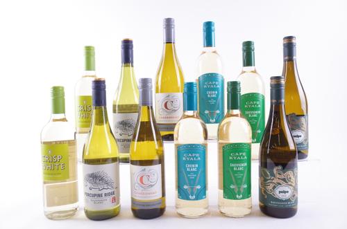 TWELVE BOTTLES SOUTH AFRICAN WHITE WINE