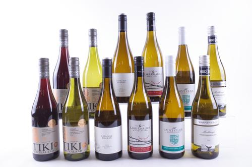 TEN BOTTLES NEW ZEALAND SAUVIGNON BLANC AND TWO PINOT NOIR