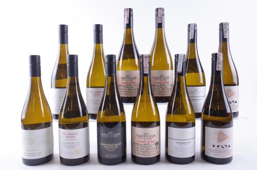 TEN BOTTLES NEW ZEALAND SAUVIGNON BLANC AND TWO CHARDONNAY