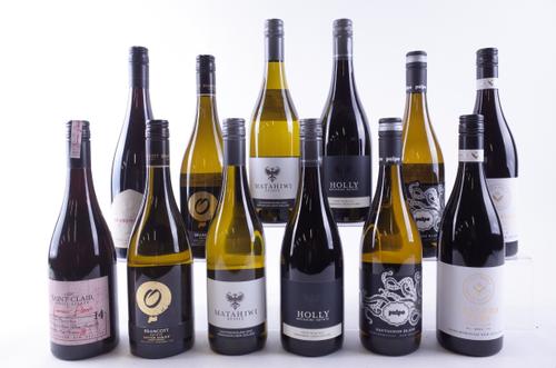 SIX BOTTLES NEW ZEALAND RED AND SIX WHITE WINE