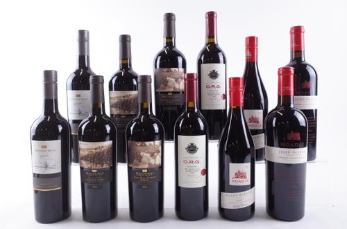 TWELVE BOTTLES CANADIAN RED WINE