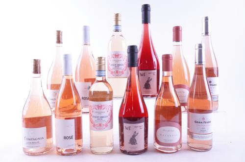 TWELVE BOTTLES ROSÉ WINE