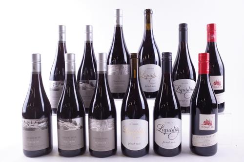 TWELVE BOTTLES CANADIAN RED WINE