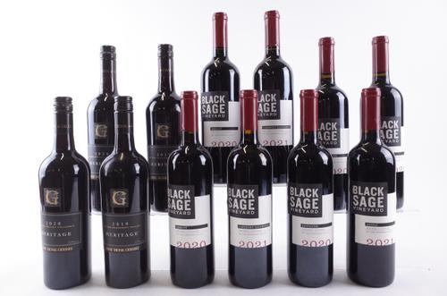 TWELVE BOTTLES CANADIAN RED WINE