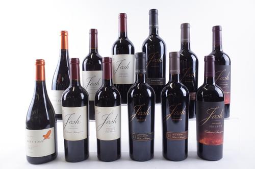 TWELVE BOTTLES CALIFORNIAN RED WINE