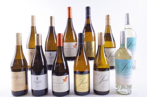 TWELVE BOTTLES AMERICAN WHITE WINE