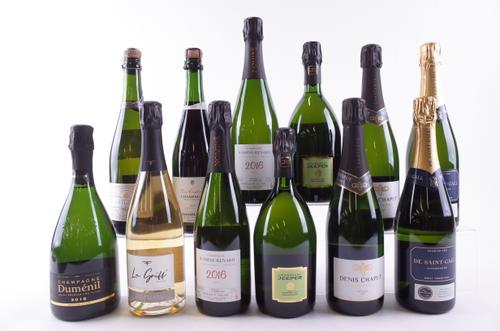 TWELVE BOTTLES CHAMPAGNE