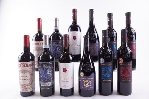 TWELVE BOTTLES ITALIAN RED WINE