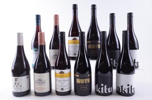 TEN BOTTLES NEW ZEALAND PINOT NOIR AND TWO SYRAH