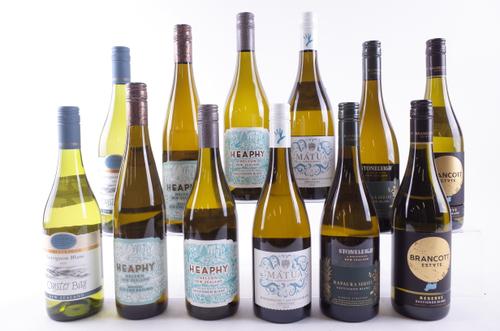 TEN BOTTLES NEW ZEALAND SAUVIGNON BLANC AND TWO RIESLING