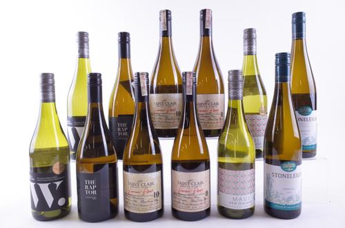 TWELVE BOTTLES NEW ZEALAND WHITE WINE
