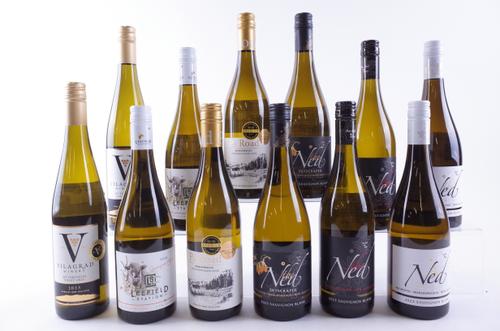 TEN BOTTLES NEW ZEALAND SAUVIGNON BLANC AND TWO PINOT GRIS