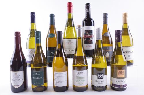 TEN BOTTLES LOIRE VALLEY WHITE WINE AND TWO RED WINE