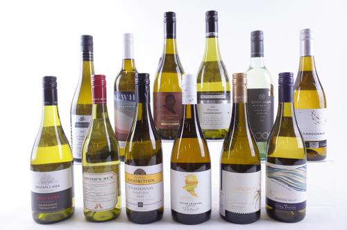 ELEVEN BOTTLES AUSTRALIAN CHARDONNAY AND ONE SEMILLON