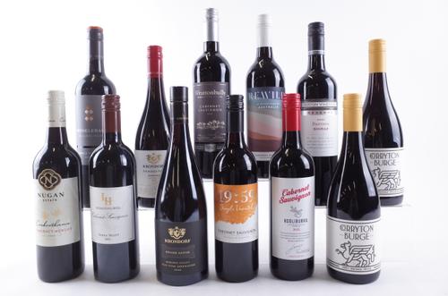 TWELVE BOTTLES AUSTRALIAN RED WINE