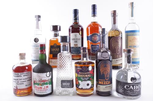 TWELVE BOTTLES VARIOUS SPIRITS