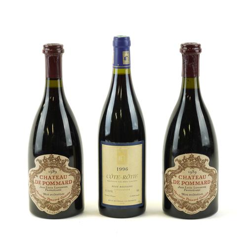TWO BOTTLES POMMARD AND ONE CÔTE-RÔTIE (3)