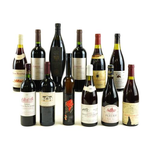 ELEVEN BOTTLES RED AND ONE WHITE WINE (12)