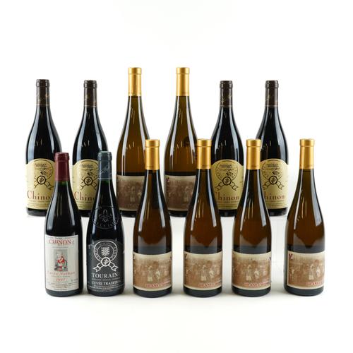 SIX BOTTLES RED AND SIX WHITE WINE (12)