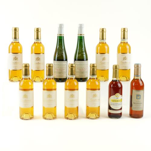TWELVE HALF BOTTLES DESSERT WINE (12)