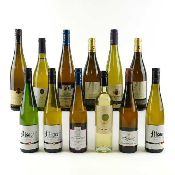 TWELVE BOTTLES WHITE WINE (12)