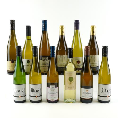 TWELVE BOTTLES WHITE WINE (12)