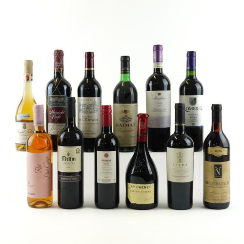 TEN BOTTLES RED, ONE ROSÉ AND ONE DESSERT WINE (12)