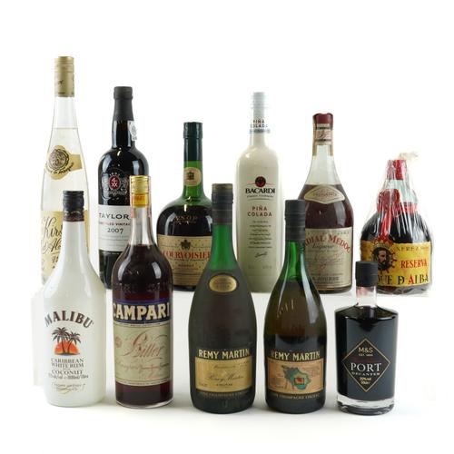 ELEVEN BOTTLES VARIOUS SPIRITS AND LIQUEURS (11)