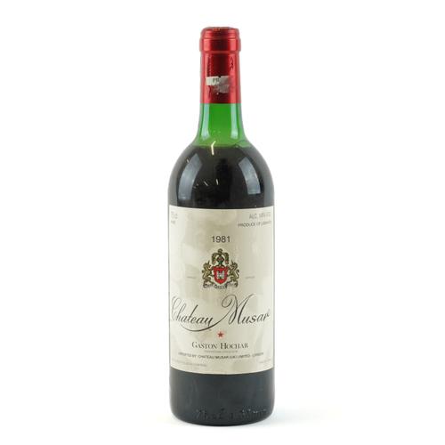 ONE BOTTLE CHÂTEAU MUSAR GASTON HOCHAR 1981