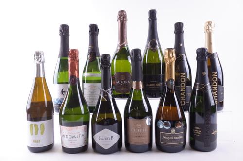 TWELVE BOTTLES SPARKLING WINE
