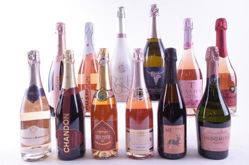 TWELVE BOTTLES SPARKLING ROSÉ WINE