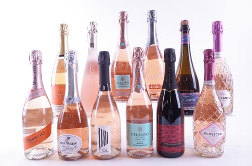 TWELVE BOTTLES SPARKLING ROSÉ WINE