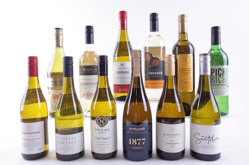 TWELVE BOTTLES AUSTRALIAN CHARDONNAY
