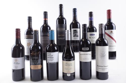 TWELVE BOTTLES AUSTRALIAN RED WINE
