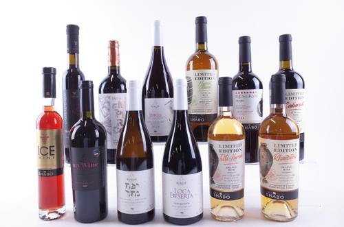 TWELVE BOTTLES UKRAINIAN WHITE, RED, ORANGE AND DESSERT WINE