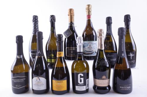 TWELVE BOTTLES OF PROSECCO
