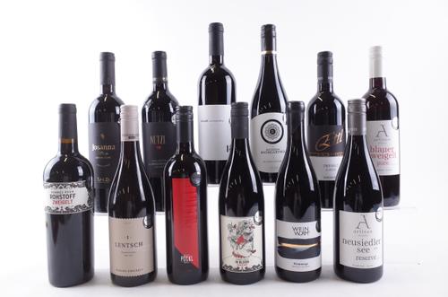TWELVE BOTTLES AUSTRIAN RED WINE