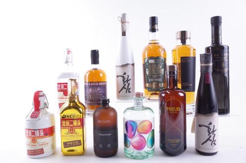 TWELVE BOTTLES VARIOUS SPIRITS