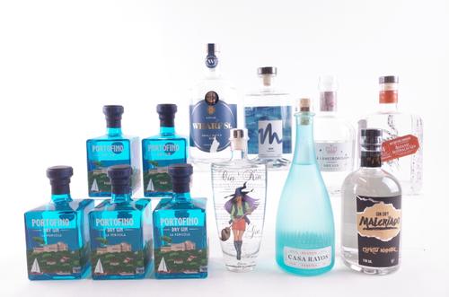 ELEVEN BOTTLES GIN AND ONE TEQUILA