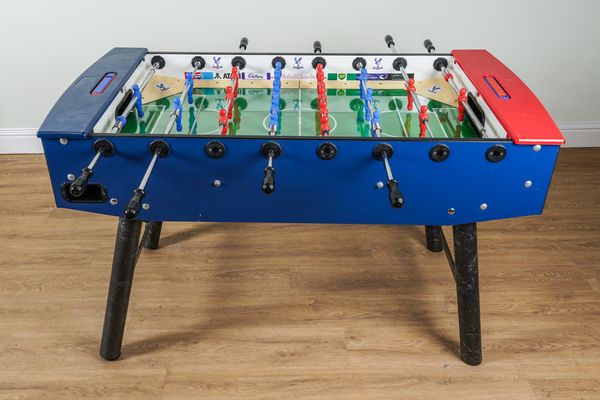 A TABLE FOOTBALL OR FOOSBALL GAME