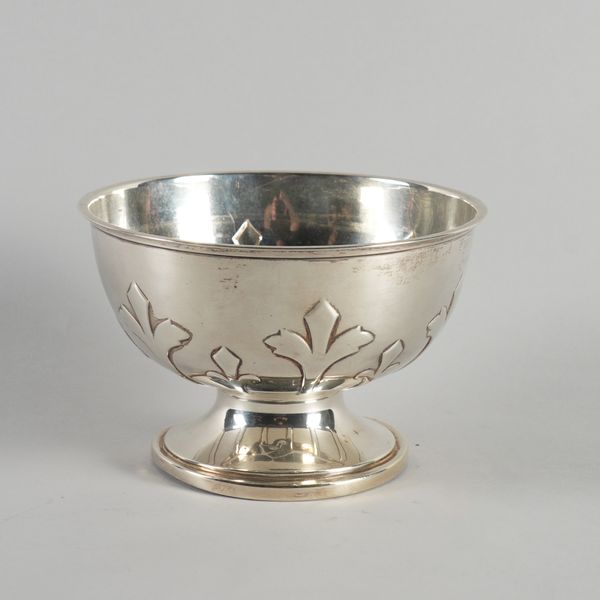 A SILVER SMALL ROSE BOWL