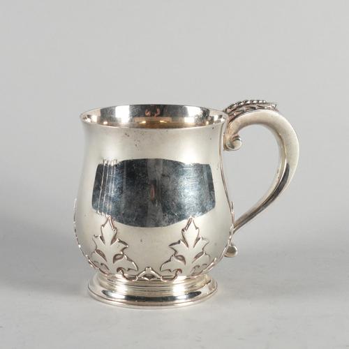 A SILVER MUG