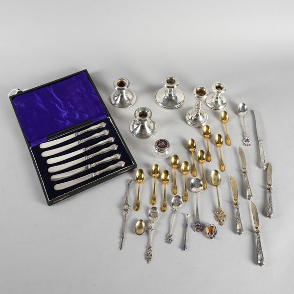 A GROUP OF SILVER AND FOREIGN WARES (QTY)