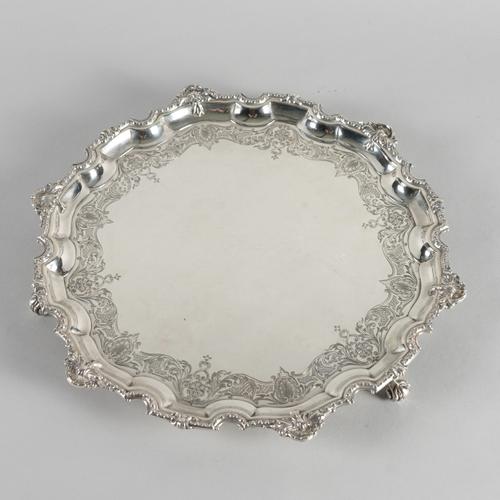 A SILVER SALVER