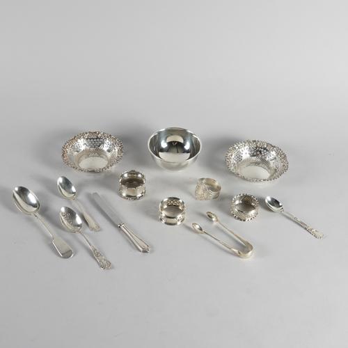 A GROUP OF SILVER (13)