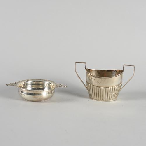 TWO SILVER BOWLS (2)