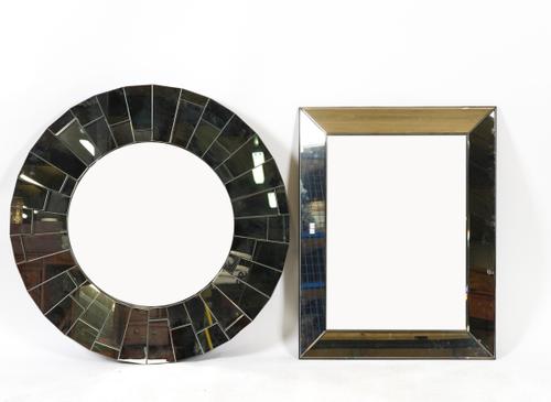 A MODERN CIRCULAR MARGINAL MIRROR (2)