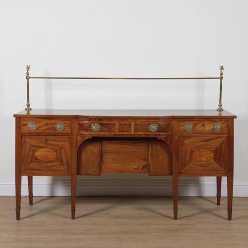 A GEORGE III MAHOGANY SIDEBOARD