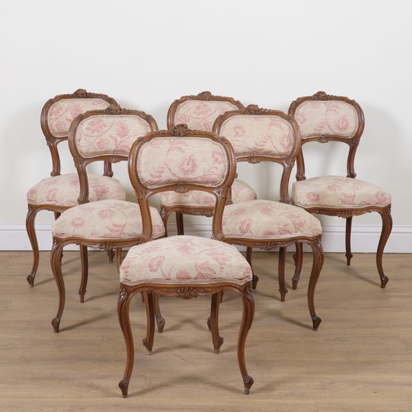 A LOUIS XV STYLE NINE PIECE SALON SUITE (9)