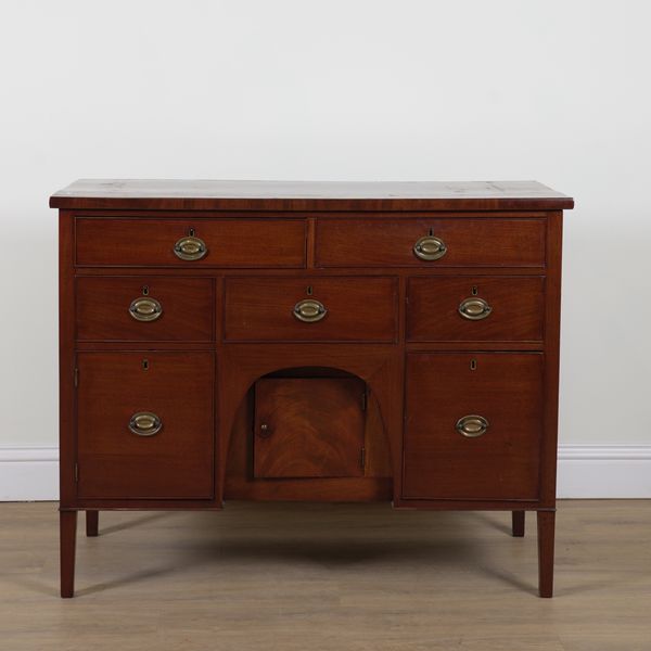 A 19TH CENTURY MAHOGANY SIDEBOARD